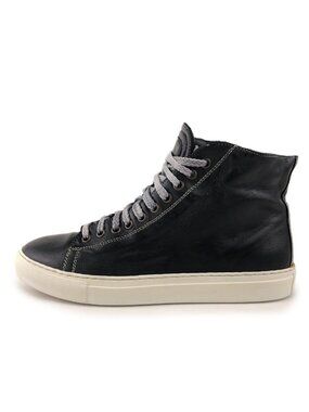 Benheart Lombardi Leather High-Top Zip Sneakers EUR 39